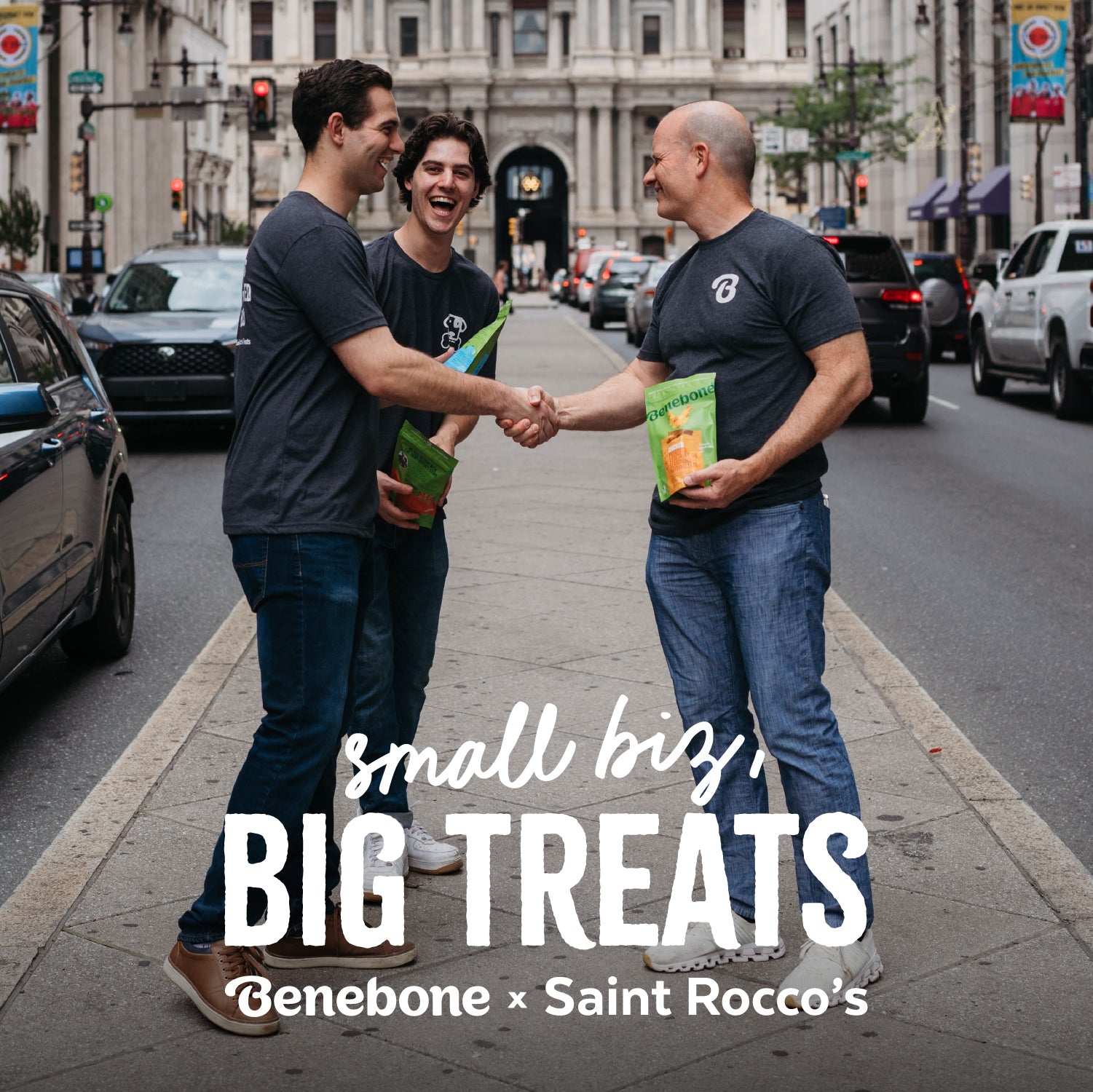 Small Biz, Big Treats: Benebone has partnered with Saint Rocco’s to produce limited-edition treats with exclusive flavors.